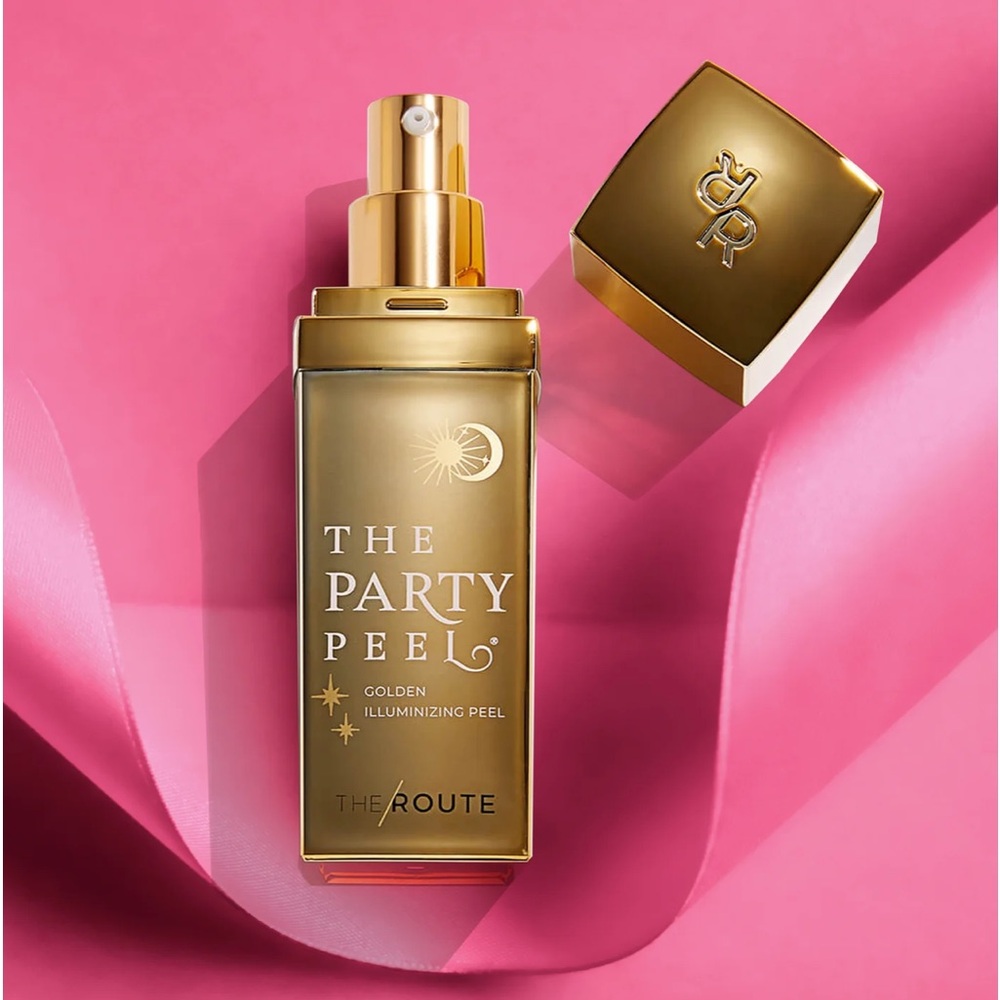 *NIB* The Route Beauty Party Peel Golden Illuminizing Facial Peel